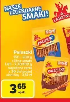 Carrefour Paluszki extra cienkie Lajkonik paluszki oferta