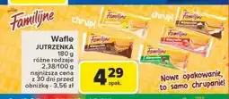 Carrefour Wafle cytrynowe Jutrzenka familijne oferta