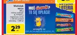 Carrefour Wafelek toffi w czekoladzie mlecznej Grześki mega oferta