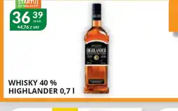 Eurocash Cash & Carry Whisky 40% Highlander oferta