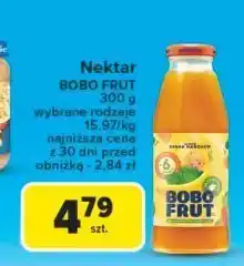 Carrefour Sok jabłko banan i marchewka Bobo frut oferta