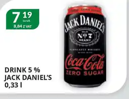 Eurocash Cash & Carry Drink 5% Jack Daniel's oferta