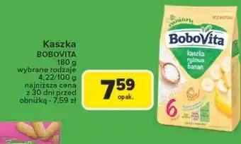 Carrefour Kaszka ryżowa bananowa Bobovita oferta