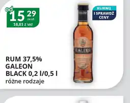 Eurocash Cash & Carry Rum 37,5% Galeon Black oferta