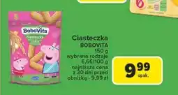 Carrefour Ciasteczka pszenno-orkiszowe z jabłkiem i brzoskwinią peppa Bobovita oferta