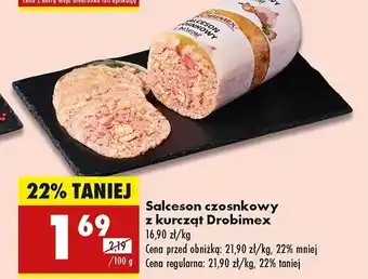 Biedronka Salceson czosnkowy Drobimex oferta