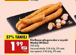 Biedronka Kiełbasa głogowska z szynki Madej & wróbel oferta