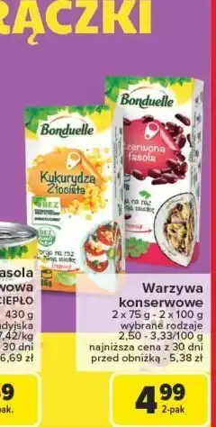 Carrefour Czerwona fasola Bonduelle oferta