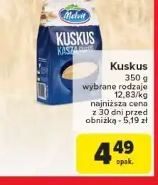 Carrefour Kasza kuskus Melvit oferta