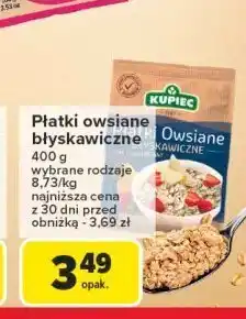 Carrefour Płatki owsiane błyskawiczne Kupiec oferta