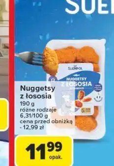 Carrefour Nuggetsy z łososia Suempol oferta