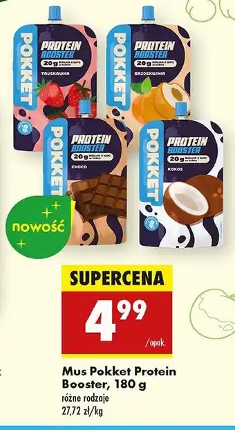 Biedronka Mus proteinowy kokosowy Pokket oferta