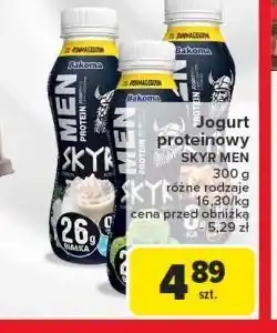 Carrefour Jogurt naturalny Bakoma men skyr protein oferta