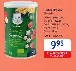 dm drogerie markt Gerber Organic Chrupki ryżowo-pszenne, oferta