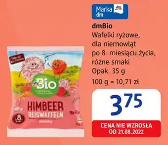 dm drogerie markt dmBio Wafelki ryżowe oferta