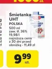 Carrefour Śmietanka polska 36% Mlekovita oferta