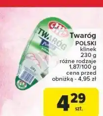 Carrefour Twaróg półtłusty Mlekovita oferta