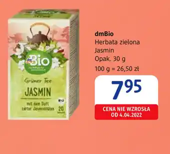 dm drogerie markt dmBio Herbata zielona Jasmin oferta