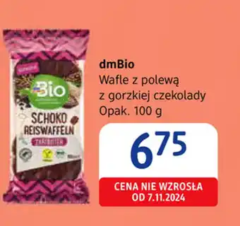 dm drogerie markt Wafle z polewą z gorzkiej czekolady oferta