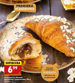 Biedronka Croissant ze słonym karmelem i popcornem oferta