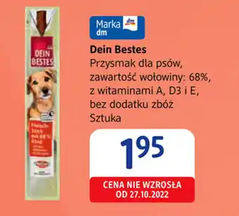 dm drogerie markt Dein Bestes Przysmak dla psów oferta