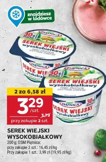 Stokrotka Serek wiejski wysokobiałkowy Piątnica serek wiejski oferta