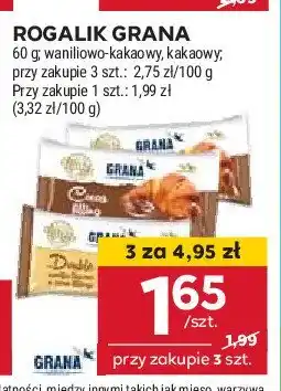 Stokrotka Croissant z nadzieniem waniliowo-kakaowym Grana natura oferta