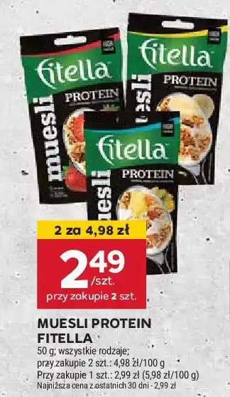 Stokrotka Musli proteinowe banan Fitella musli oferta