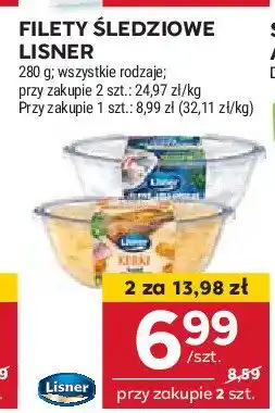 Stokrotka Filety śledziowe w sosie śmietanowym Lisner oferta