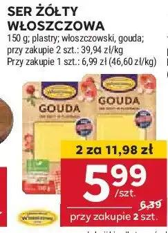 Stokrotka Ser żółty gouda plastry Włoszczowa oferta