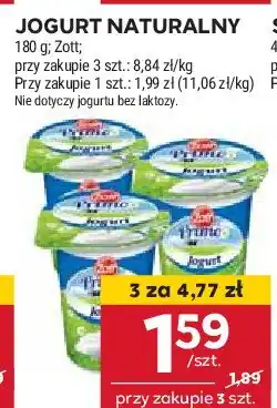 Stokrotka Jogurt naturalny Zott primo oferta