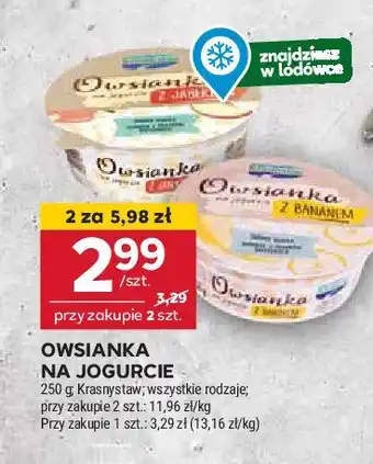 Stokrotka Owsianka na jogurcie z bananem Krasnystaw oferta