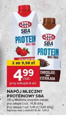 Stokrotka Mleczny napój proteinowy czekolada Mlekovita sba oferta