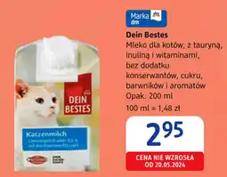 dm drogerie markt Dein Bestes Mleko dla kotów oferta