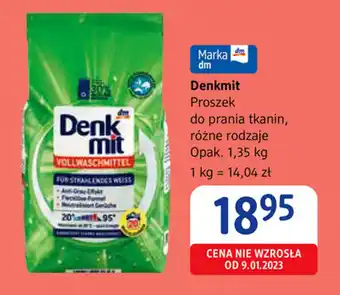 dm drogerie markt Denkmit Proszek do prania tkanin oferta