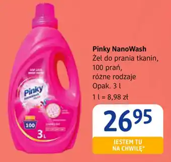 dm drogerie markt Pinky NanoWash Żel do prania tkanin, 100 prań, oferta