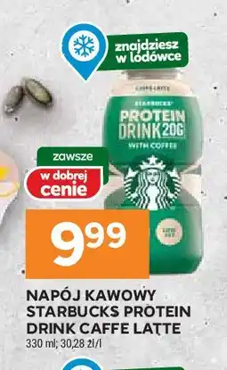 Stokrotka Napój proteinowy caffe latte Starbucks oferta