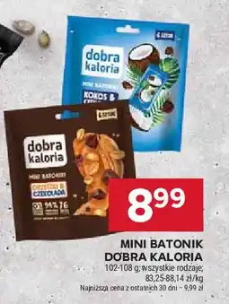 Stokrotka Mini batoniki czekolada i orzeszki Dobra kaloria oferta