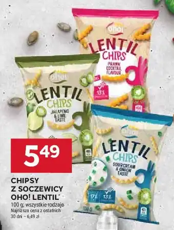 Stokrotka Chrupki z ciecierzycy coctail flavour OHO! oferta