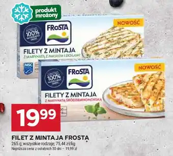 Stokrotka Filety z mintaja z marynatą z masłem i ziołami Frosta oferta