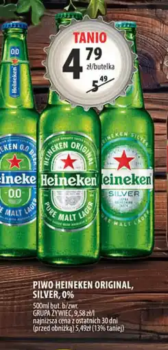 Arhelan Piwo Heineken Original, Silver, 0% oferta