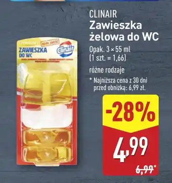 ALDI Zawieszka do wc Clinair oferta