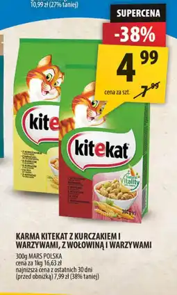 Arhelan Karma Kitekat z kurczakiem i warzywami, z wołowiną i warzywami oferta