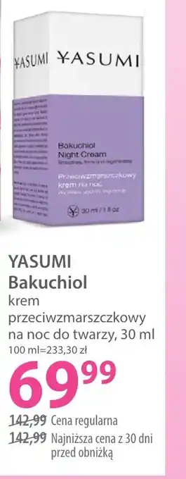 Hebe YASUMI Bakuchiol krem przeciwzmarszczkowy oferta