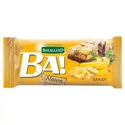 Groszek Bakalland Ba! banan Baton zbożowy 40 g oferta