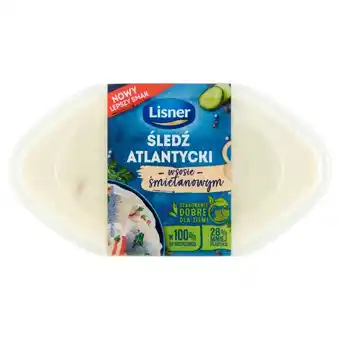 Groszek Lisner Śledź atlantycki w sosie śmietanowym 280 g oferta