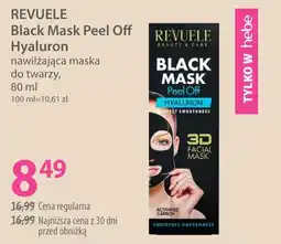 Hebe Revuele black mask peel off hyaluron oferta