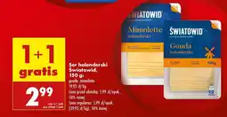 Biedronka Ser holenderski Światowid 150g oferta