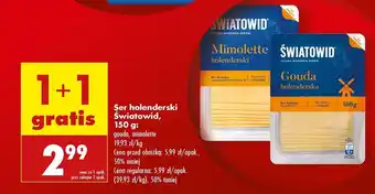 Biedronka Ser holenderski Światowid 150g oferta