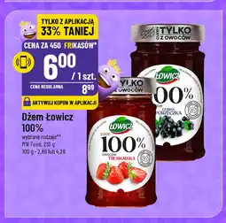 Polomarket Dżem truskawkowy Łowicz 100 % z owoców oferta